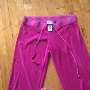 Juicy Couture velour track pants